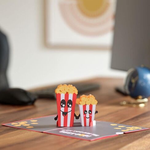 بطاقة Lovepop Cat Dad Father's Day Pop-Up Card، مقاس 5 × 7 بوصة، بطاقة لأب القطة، هدية لعيد الأب، بطاقة تهنئة فريدة مع مظروف in Kuwait