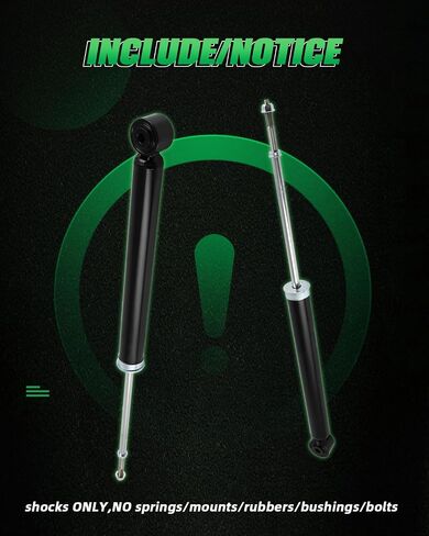 SCITOO - ممتصات الصدمات الخلفية لسيارة Nissan Fits 2015-2020 لNissan Versa، 2014-2019 لNissan Versa Note Shocks 3430043 5673 E62103WC0C E62109KN0A E62109MB0A 930795 دعامات الصدمات - مجموعة من قطعتين in Saudi Arabia