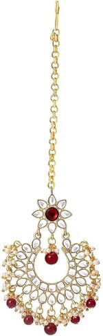 مجموعة مجوهرات الزفاف من Aheli Kundan Choker Necklace هدية للنساء in Saudi Arabia