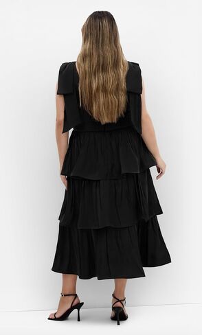 City Chic Women's Plus Size Dress - Betty Bow Midi in Saudi Arabia