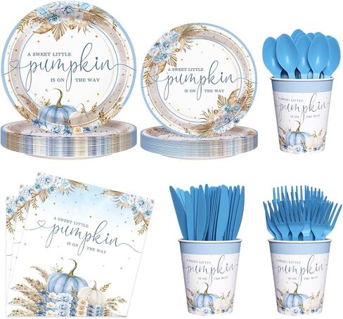 218Pcs Wildflower Baby Shower Decorations for Girls, Wildflower Party Decorations Include Plates Cup Napkin Tablecloth Tableware Banner Cupcake Topper Wildflower Baby Shower Party Supplies in Kuwait
