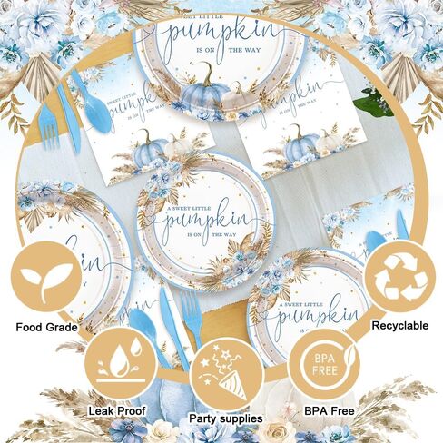 218Pcs Wildflower Baby Shower Decorations for Girls, Wildflower Party Decorations Include Plates Cup Napkin Tablecloth Tableware Banner Cupcake Topper Wildflower Baby Shower Party Supplies in Kuwait