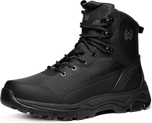 Men's Waterproof Hiking Boots Non Slip Work boot for men lightweight Treeking Shoes Black Tactical Combat botas de trabajo para hombre in Saudi Arabia