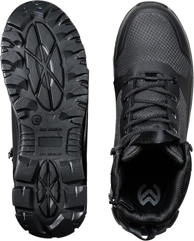 Men's Waterproof Hiking Boots Non Slip Work boot for men lightweight Treeking Shoes Black Tactical Combat botas de trabajo para hombre in Saudi Arabia