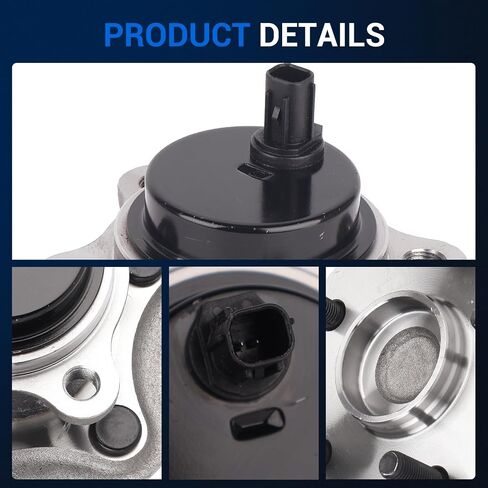Autoround 512372 محمل العجلات الخلفية ومجموعة المحور متوافقة مع Toyota RAV4 2006-2018/ Corolla IM 17-18، Lexus HS250h 10-12/ NX200t 15-17/ NX300/ NX300h، Scion IM/TC، 5 عروات مع ABS [قطعتان] in Saudi Arabia