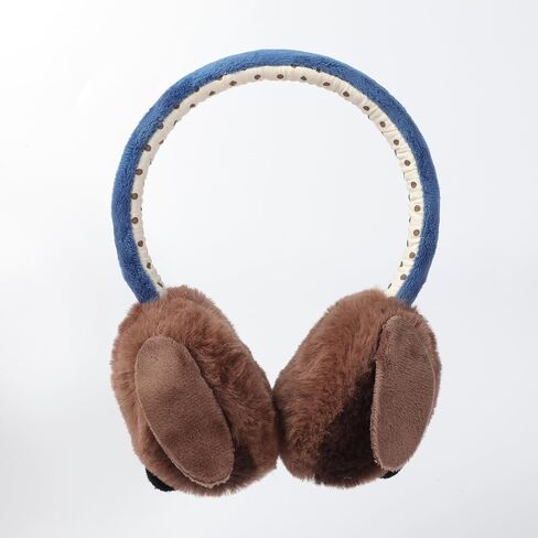 Kids Cat Earmuffs Cute Animal Ear Muffs Winter Outdoor Ear Covers Plush Ear Warmer for Boys Girls Age 7-14 in Kuwait