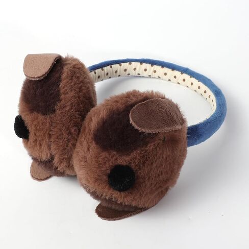Kids Cat Earmuffs Cute Animal Ear Muffs Winter Outdoor Ear Covers Plush Ear Warmer for Boys Girls Age 7-14 in Kuwait