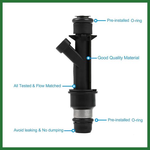 Motoforti 4pcs 25319306 Fuel Injector Nozzle for Chevrolet Cavalier for Pontiac Sunfire 2.2L 2000-2002 Long-lasting in Saudi Arabia