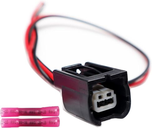 2-Pin DRL Daytime Running Light Connector Compatible with Honda Civic 2012-2015 Pigtail Plug Wiring Harness 7283-2090 in Saudi Arabia