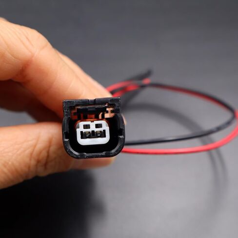 2-Pin DRL Daytime Running Light Connector Compatible with Honda Civic 2012-2015 Pigtail Plug Wiring Harness 7283-2090 in Saudi Arabia