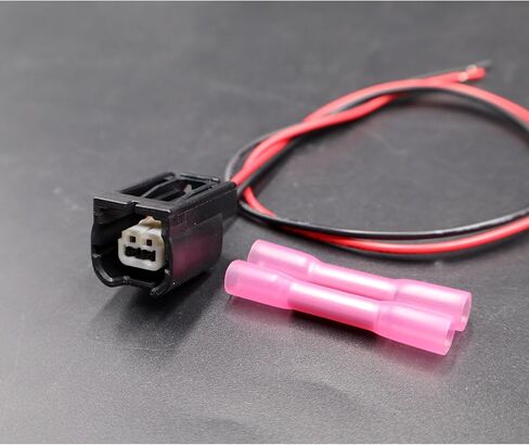 2-Pin DRL Daytime Running Light Connector Compatible with Honda Civic 2012-2015 Pigtail Plug Wiring Harness 7283-2090 in Saudi Arabia