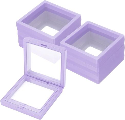 uxcell 30 Pcs Press on Nail Storage Box Nail Display Case Organizer for Nail Art Jewelry Gifts Home Storage Supplies, Black in Saudi Arabia