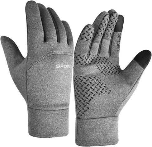 Winter Gloves for Men Women - Waterproof Warm Glove for Cold Weather, Thermal Gloves Touch Screen Finger for Running-LCC240-01-M in Saudi Arabia
