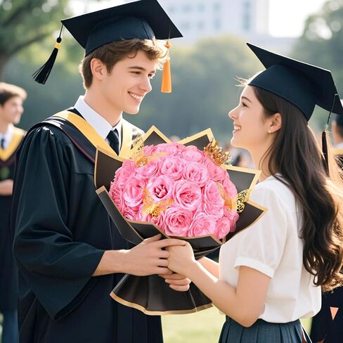باقة 36+20 وردة لامعة، باقة زهور صناعية يمكنك صنعها بنفسك، اصنع الأحرف الأولى من اسم حبيبك مع باقة ورد صناعية لعيد الحب، والذكرى السنوية، وحفلات الزفاف، وهدايا عيد الأم، باللونين الوردي والأبيض in Kuwait