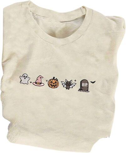 SweatyRocks Women's Halloween Cute Graphic Pullover Sweatshirt fall outfits for women 2025 in Saudi Arabia