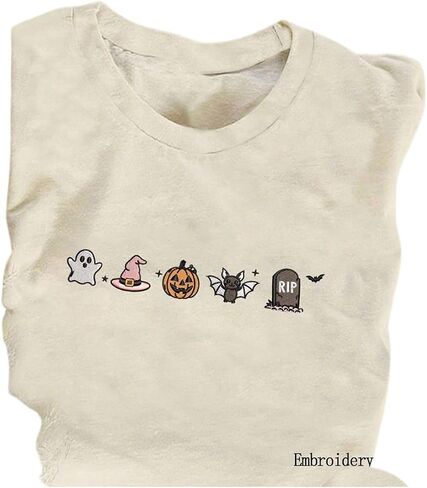 SweatyRocks Women's Halloween Cute Graphic Pullover Sweatshirt fall outfits for women 2025 in Saudi Arabia