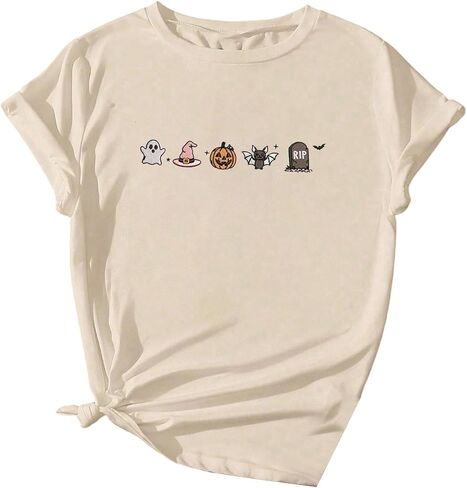 SweatyRocks Women's Halloween Cute Graphic Pullover Sweatshirt fall outfits for women 2025 in Saudi Arabia