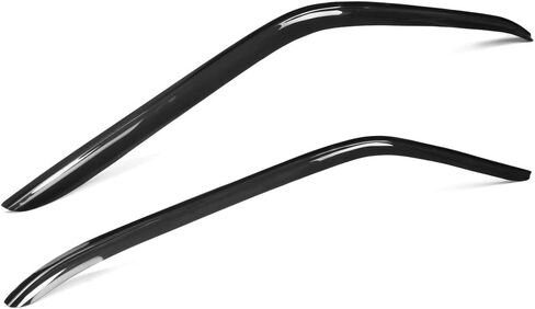 شريط IKON MOTORSPORTS على أقنعة النوافذ متوافق مع 002-2007 Subaru Impreza WRX STI Sedan Slim Style أكريليك دخان ملون شبه شفاف واقيات المطر، نافذة جانبية منحرف الرياح قطعتان in Saudi Arabia