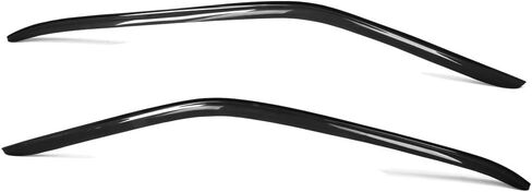 شريط IKON MOTORSPORTS على أقنعة النوافذ متوافق مع 002-2007 Subaru Impreza WRX STI Sedan Slim Style أكريليك دخان ملون شبه شفاف واقيات المطر، نافذة جانبية منحرف الرياح قطعتان in Saudi Arabia