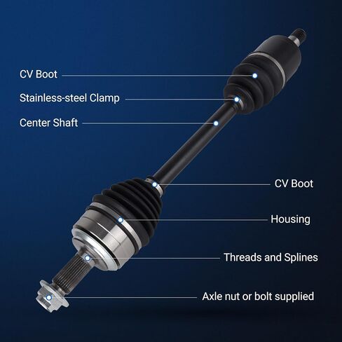 Autoround 664256 CV Axle Shaft Assembly Compatible with Honda Accord 2015-2017/ CR-V 2007-2014, Front Left Driver Side in Saudi Arabia