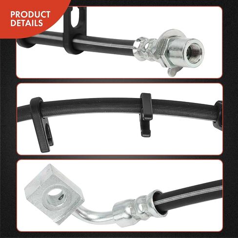 A-Premium Rear Passenger Side Brake Hydraulic Hose Compatible with Select Jeep Models - Wrangler 2020 2021 2022 2023 2024 - Replace# 68396066AB in Saudi Arabia