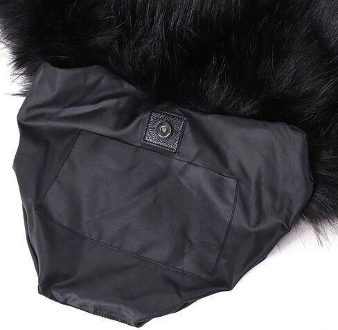 Womens Faux Fur Shoulder Bag Furry Purse Handbag Crossbody Bag Heart Shaped with Shoulder Strap in Kuwait