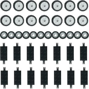 120PCS Technical Parts Wheels Gears Pack Replacement Set Compatible with Lego Accessories Parts and Pieces in Saudi Arabia