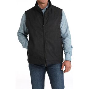 Cinch Men's Concealed Carry Bonded Softshell Vest Charcoal in Saudi Arabia