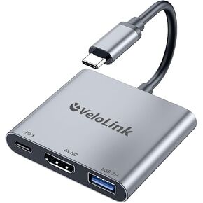 محول usbc إلى hdmi، hdmi إلى USB c مع منفذ PD 100W وUSB 3.0، محول HDMI 4K@30 هرتز، محول USB C Hub متعدد المنافذ AV متوافق مع أجهزة الكمبيوتر المحمولة، iPhone، PC، Switch، Steam Deck، rog Ally والمزيد... in Saudi Arabia