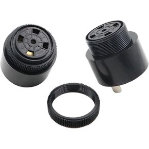 1PCS 3610 Continuous Sound 100dB Active Piezoelectric Buzzer High Decibel DC 12V 24V Alarm Piezo Buzzer 36*32MM Plug-in/Wire(3610 DC12V with Wire) in Saudi Arabia