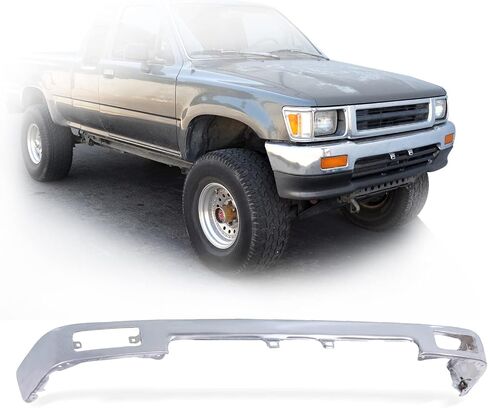 PERFIT LINER Front Chrome Alloy Steel Bumper Face Bar Compatible With 1989-1995 TOYOTA Pickup 5210135070 TO1002102 in Saudi Arabia