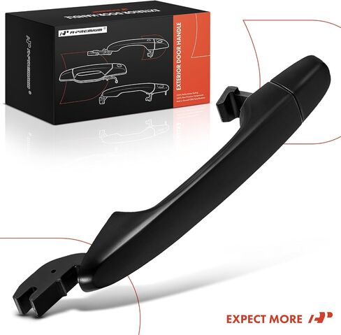 A-Premium Rear Driver or Passenger Side Exterior Door Handle Compatible with Honda CR-V CRV 2012-2016, Civic 2012-2015, Primed Black, Replace# 72181-TR0-A11ZD, 72643-TR0-A11ZD in Saudi Arabia