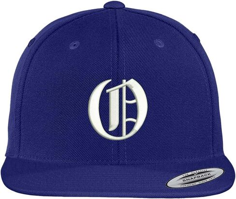 متجر الملابس العصرية Old English O قبعة Snapback مسطحة مطرزة in Kuwait