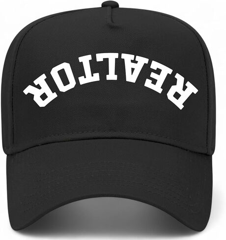 Realtor Upside Down Reversed Vintage Trucker Hat | Realty | Premium Adjustable Snapback Baseball Hat for Men & Women in Saudi Arabia