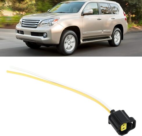 EVGATSAUTO 2 دبوس موصل مستشعر درجة حرارة الماء 90980-10737، 90980-11062 مادة ABS، مستشعر درجة حرارة سائل تبريد محرك السيارات، عبوتان in Kuwait