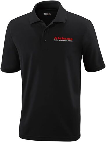 Speedy Pros Performance Golf Polo Tees Alabama Yellowhammer State Polyester in Saudi Arabia