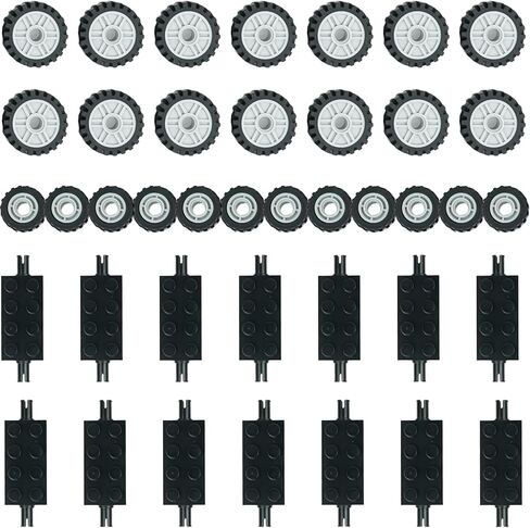 120PCS Technical Parts Wheels Gears Pack Replacement Set Compatible with Lego Accessories Parts and Pieces in Kuwait