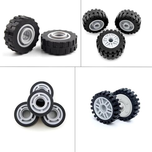 120PCS Technical Parts Wheels Gears Pack Replacement Set Compatible with Lego Accessories Parts and Pieces in Kuwait