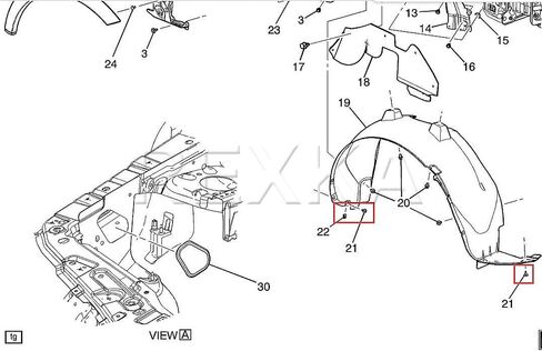 10 مجموعات من Rexka M4.2-1.41 غطاء مصد الصدمات ومسامير درع الرش U Nut 11513599 11570498 لـ GM Chevy Buick Cadillac GMC - للأغراض العامة... in Saudi Arabia