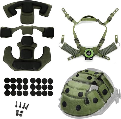 Tactical Helmet Padding Kit, Premium Interior Cushion System in Saudi Arabia