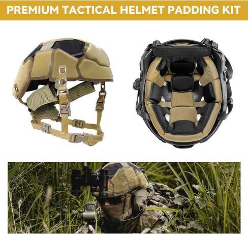 Tactical Helmet Padding Kit, Premium Interior Cushion System in Saudi Arabia