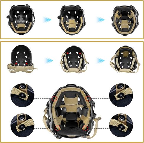 Tactical Helmet Padding Kit, Premium Interior Cushion System in Saudi Arabia