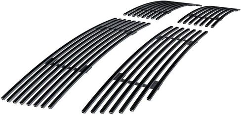 APS Premium Stainless Steel SS Black Billet Grille Grill Insert Compatible with Ram 2500 3500 2010 2011 2012 Main Upper N19-H46866D in Saudi Arabia