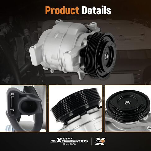 maXpeedingrods A/C AC Compressor & Clutch for Honda Accord 2.4L 2013 2014 2015 2016 2017 in Saudi Arabia