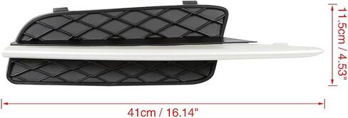 X AUTOHAUX Car Front Bumper Left Side Fog Light Grill Cover 51117159593 for BMW X5 E70 2007-2010 in Saudi Arabia