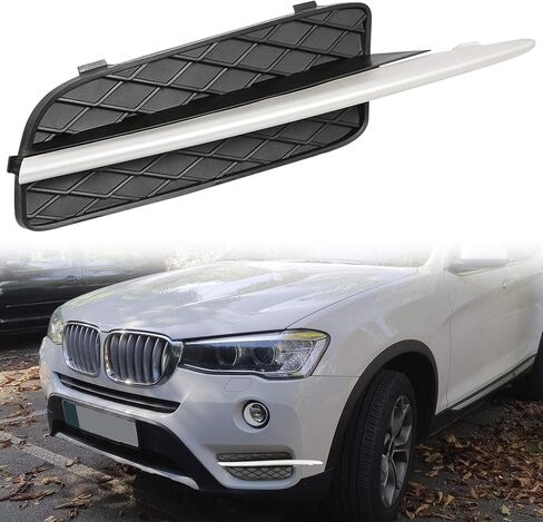 X AUTOHAUX Car Front Bumper Left Side Fog Light Grill Cover 51117159593 for BMW X5 E70 2007-2010 in Saudi Arabia