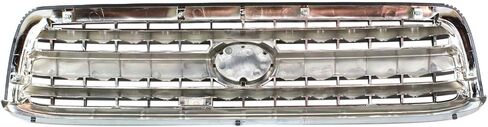 Garage-Pro Grille Assembly Compatible with 2000-2002 Toyota Tundra Chrome Shell with Painted Black Insert in Saudi Arabia