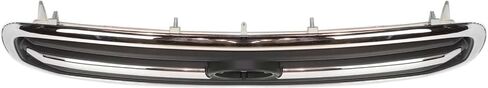 Garage-Pro Grille Assembly Compatible with 2000-2002 Toyota Tundra Chrome Shell with Painted Black Insert in Saudi Arabia