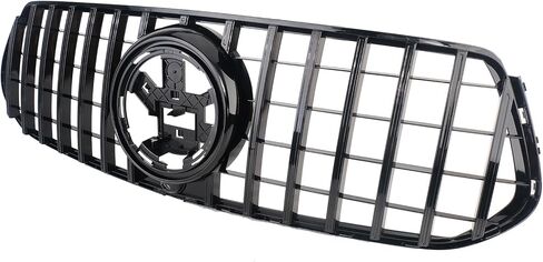 For 2020 2021 2022 2023 2024 2025 Mercedes Benz W167 GLE 300 350 400 450 580 SUV Coupe Black GT Style Front Bumper Grille Glossy Black in Saudi Arabia