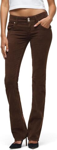 HUDSON Women's Beth Mid Rise Baby Bootcut Jean with Back Flap Pockets in Saudi Arabia